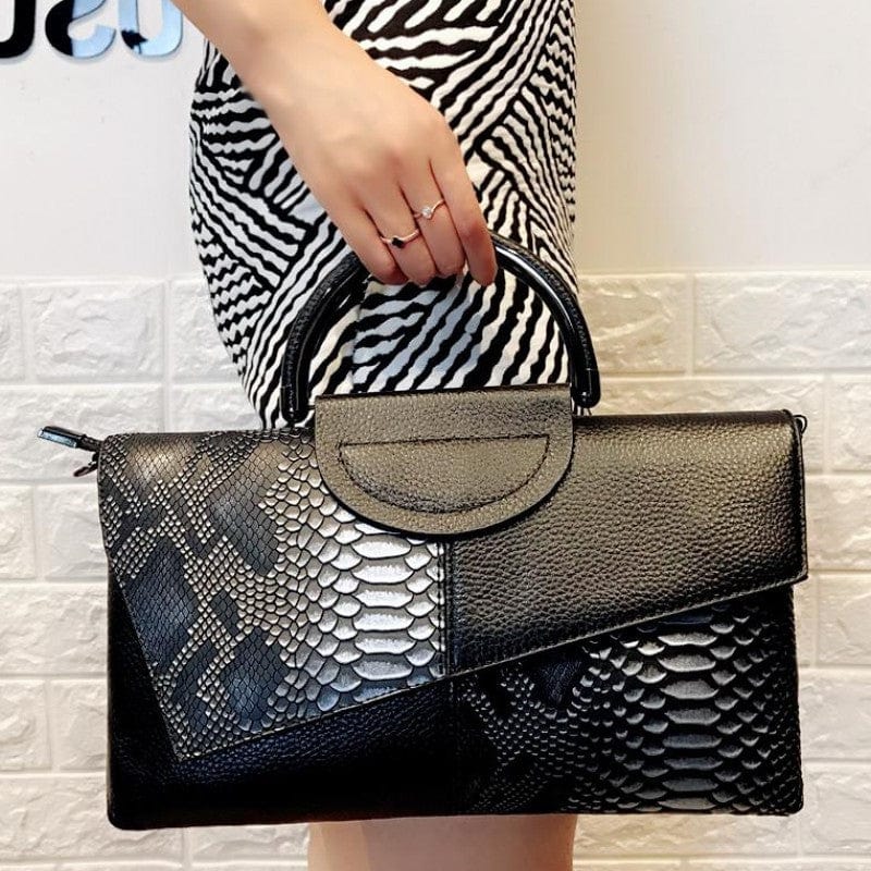 European and American style women's bags new arrivals messenger shoulder bag fashion lady handbag genuine leather clutch purse