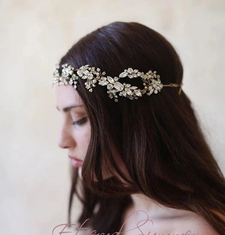 European Bridal Head Buckle Baroque Crown Exterior Catwalk Tiara Accessories
