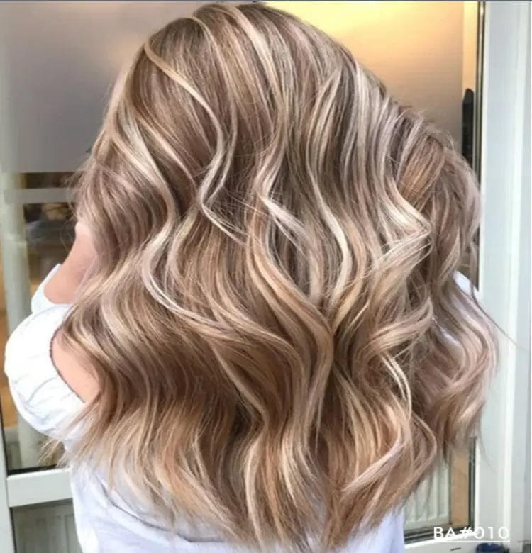 Exotic Brown Highlight Color Wigs Water Wave Pre Plucked Cuticle Aligned Vietnam Human Hair HD Lace Front Wigs