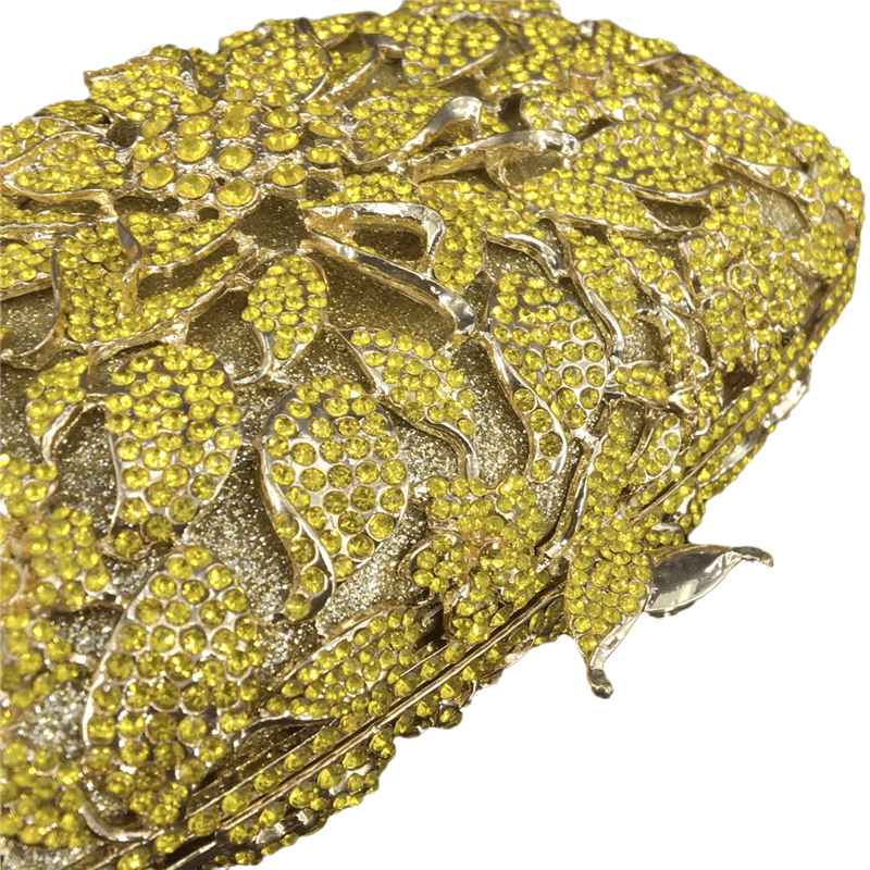 Expensive Shinny Luxury Full Ivory Clutch Evening Bag Crystal Rhinestone Clutches For Women Party Wedding Handbag