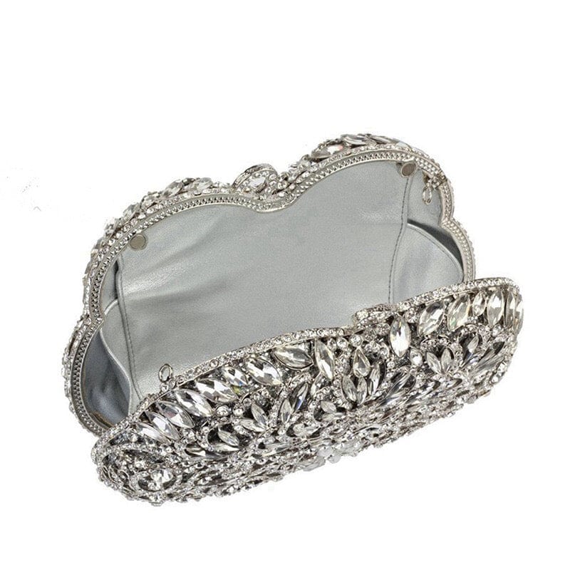 Expensive Woman Beaded Crystal Rhinestone Clutch Purse Ladies Bling Evening Wedding Bag for Ladies Bridal Clutch