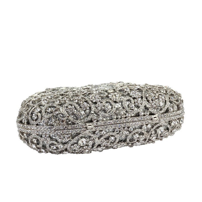 Expensive Woman Beaded Crystal Rhinestone Clutch Purse Ladies Bling Evening Wedding Bag for Ladies Bridal Clutch