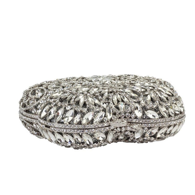 Expensive Woman Beaded Crystal Rhinestone Clutch Purse Ladies Bling Evening Wedding Bag for Ladies Bridal Clutch