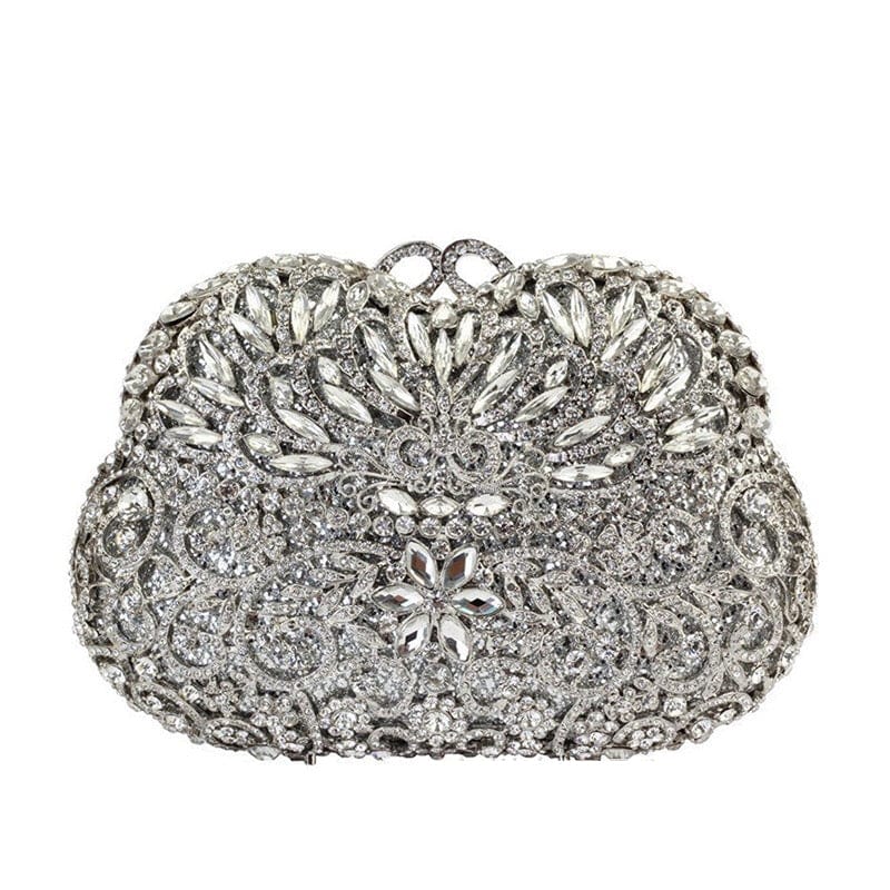 Expensive Woman Beaded Crystal Rhinestone Clutch Purse Ladies Bling Evening Wedding Bag for Ladies Bridal Clutch