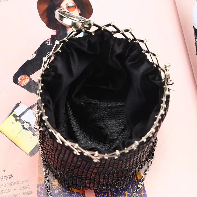 Factory direct wholesale classic aluminium sheet handbags brand new coin purse small messenger bag for women party prom banquet