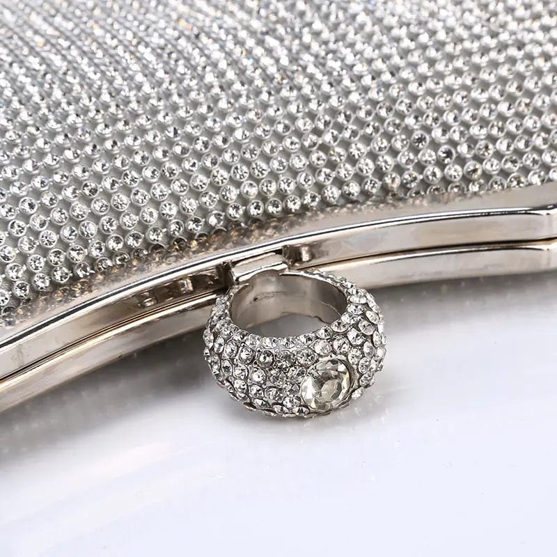 Factory direct wholesale classic crystal stone clutch purse diamond evening bag spot supply for party prom banquet wedding