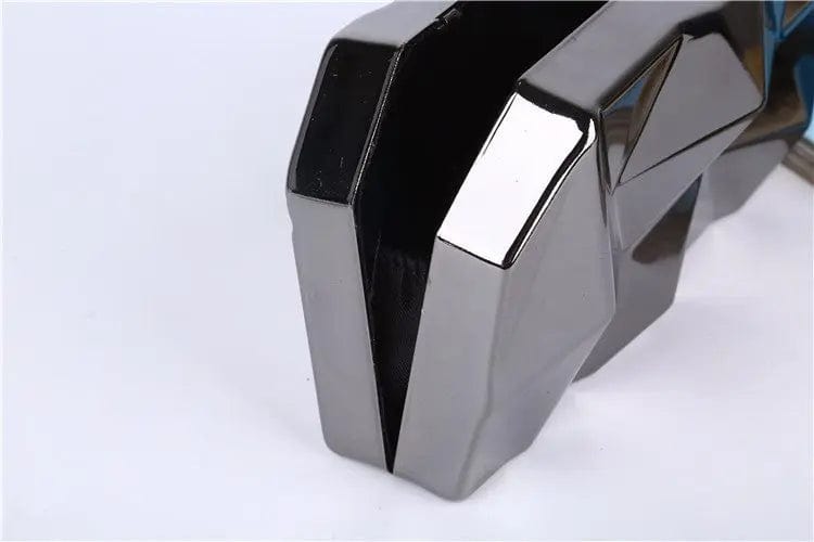 Factory direct wholesale classic whole metal frame evening bag brand new twill lining box clutches for women party prom banquet