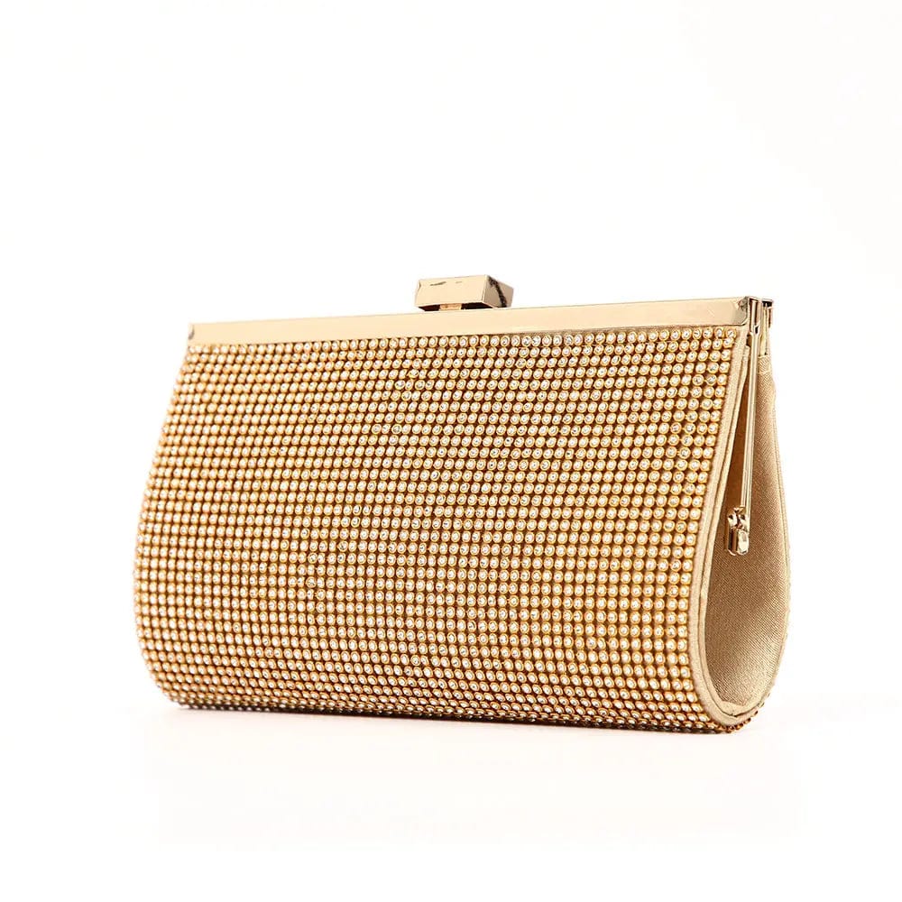 Factory direct wholesale new luxury crystal evening bag plus classic shining diamond clutch bag for party prom banquet wedding