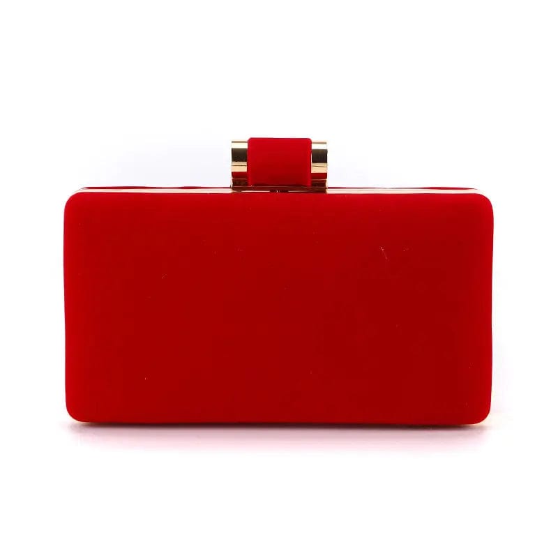 Factory direct wholesale new style handmade velour clutch purse low-key luxury minimalism evening bag for women party wedding