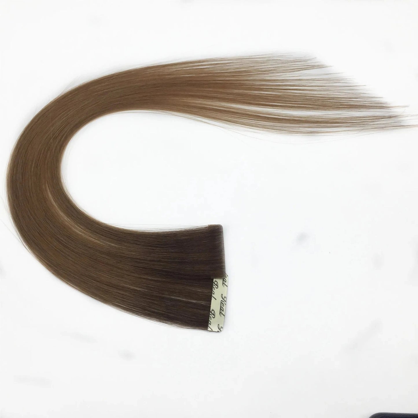factory directly supplier remy 100% human skin weft invisible double drawn hair extension ombre color hair