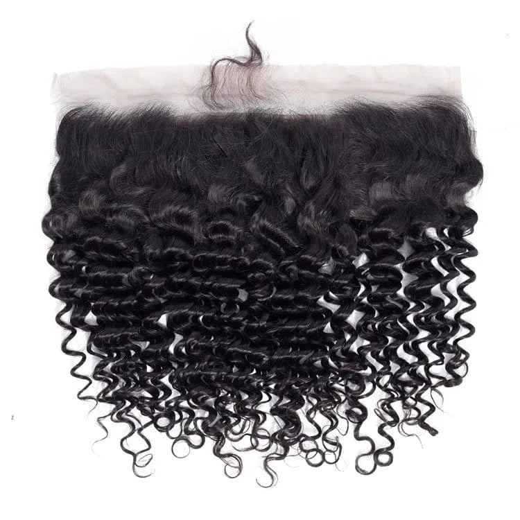 Factory Directly Supply 13x4 Curly Lace Frontal Cuticle Aligned Hair Tissage Avec Closure Brazilian Hair with Curly Frontal