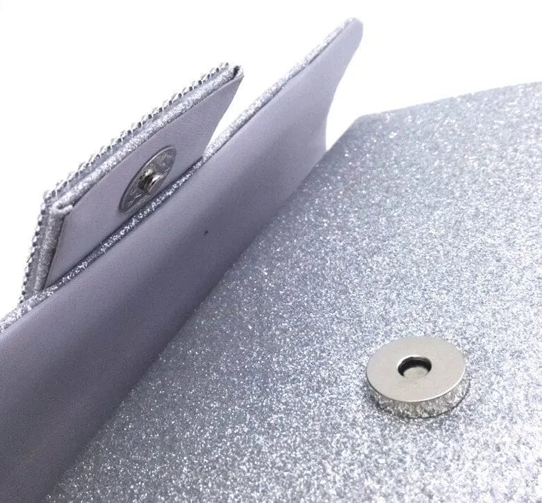 Factory Exclusively For 2022 Fashion Temperament Diamond Dinner Bag Ladies Flash Material Fashion Clutch Shoulder Evening Bag