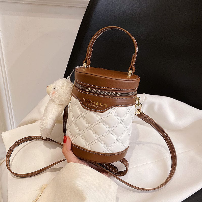 Factory Latest Bucket Bags 2022 Young Ladies Fashion Leather Handbags Girls Popular Bucket Purses For Woman