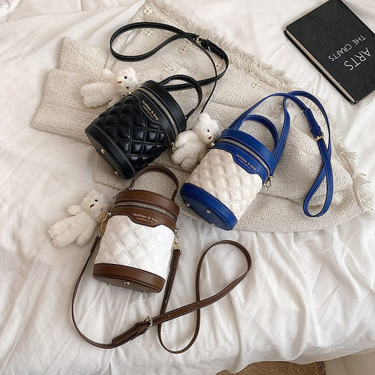 Factory Latest Bucket Bags 2022 Young Ladies Fashion Leather Handbags Girls Popular Bucket Purses For Woman