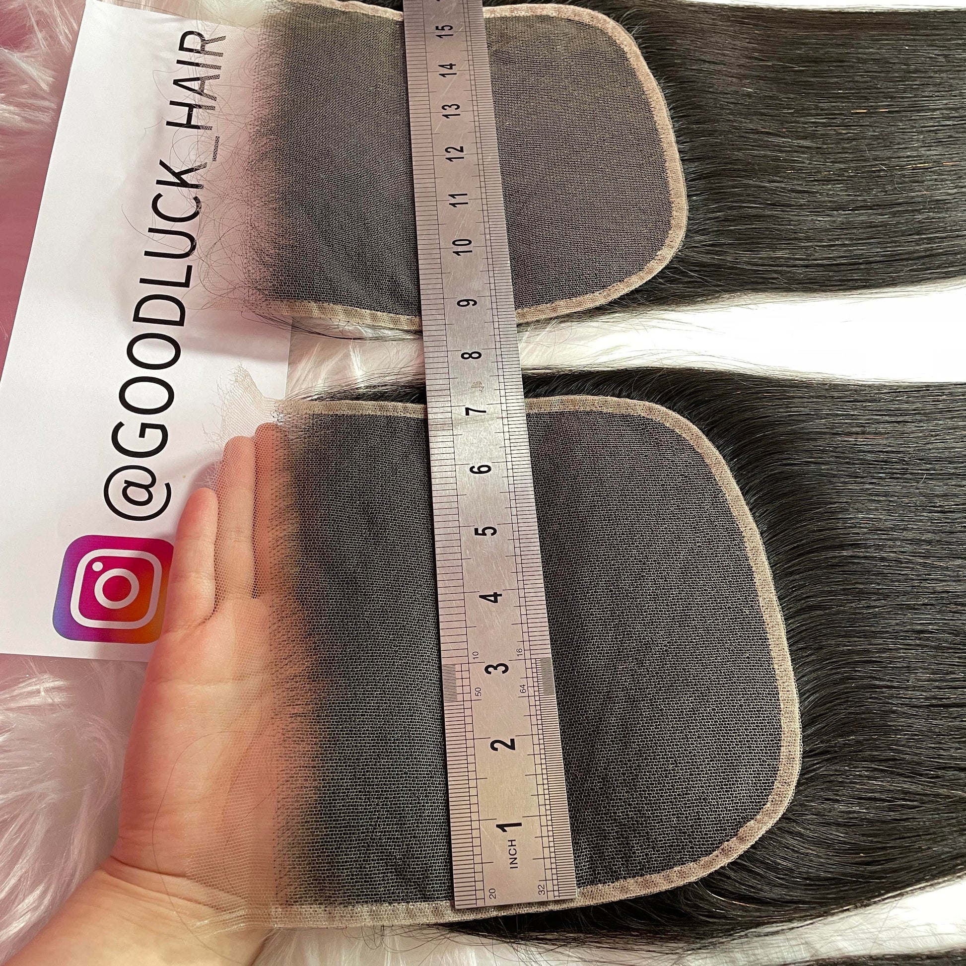 Factory price for  6x6 7x7 13x6  HD thin lace clssore frontal and preplucked hairline swiss lace frontal vendor