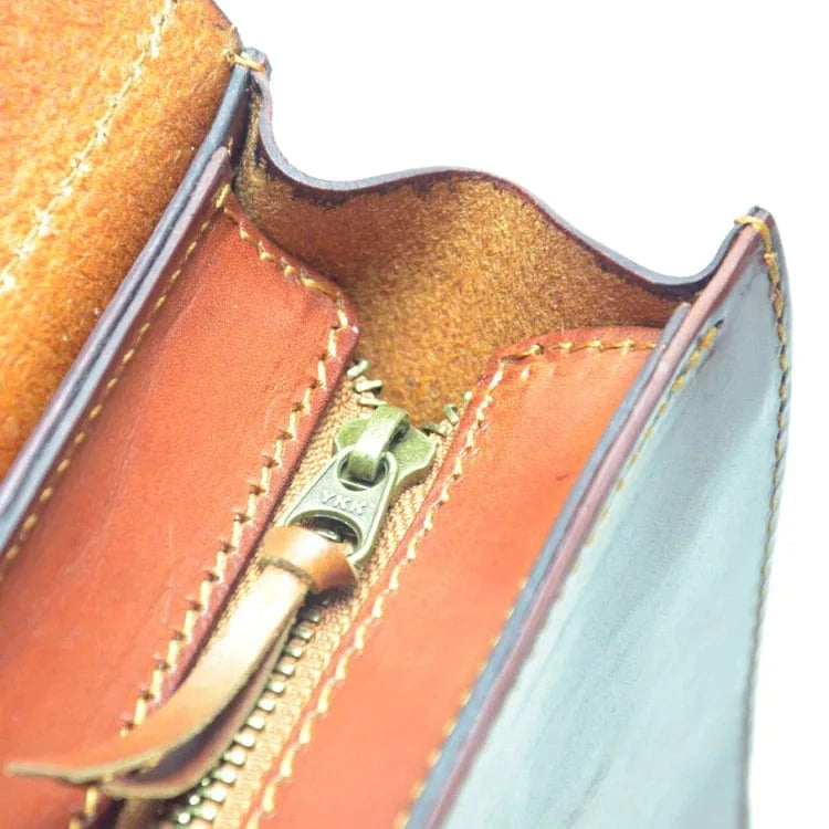 Factory Price Leather Ladies Messenger Bag Genuine Cowhide Leather Vintage  Messenger Bag For Women