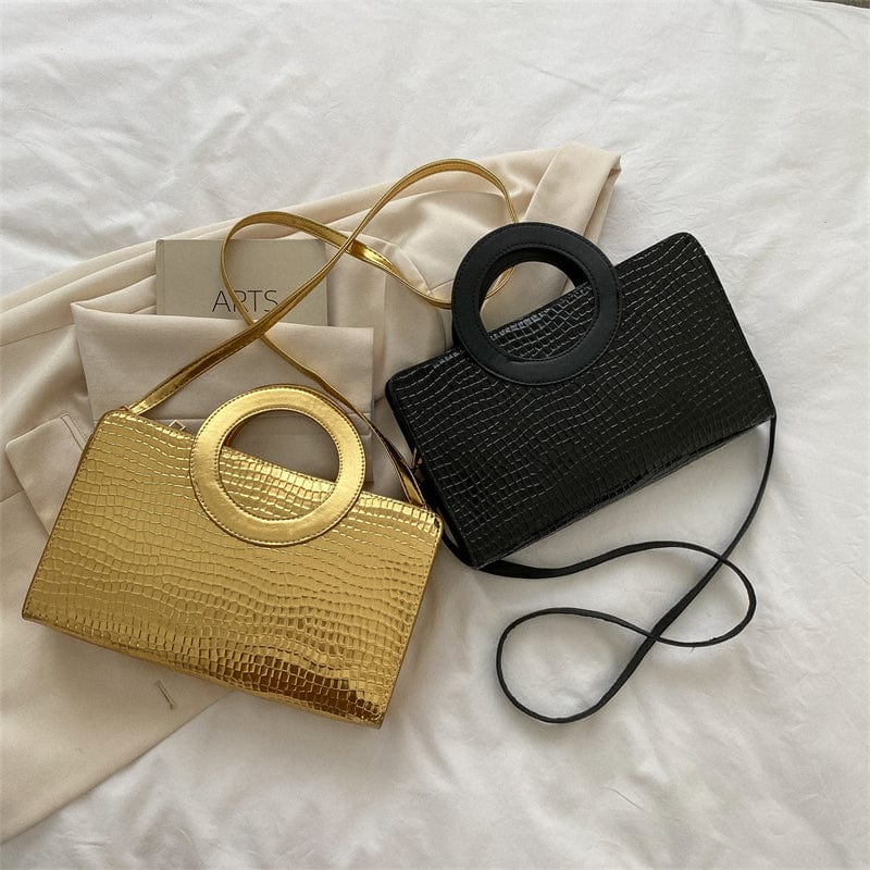Factory Wholesale Handbags 2022 Young Lady Luxury bags Women Crocodile Pattern Shoulder Purses For Woman