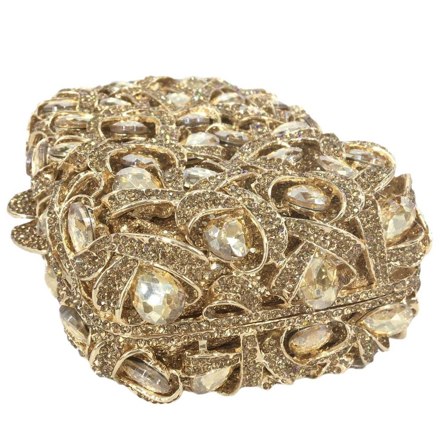 Factory Wholesale Luxury Evening Bag Ladies Crystal Clutch Wedding Prom Party Large Female Diamond Purse