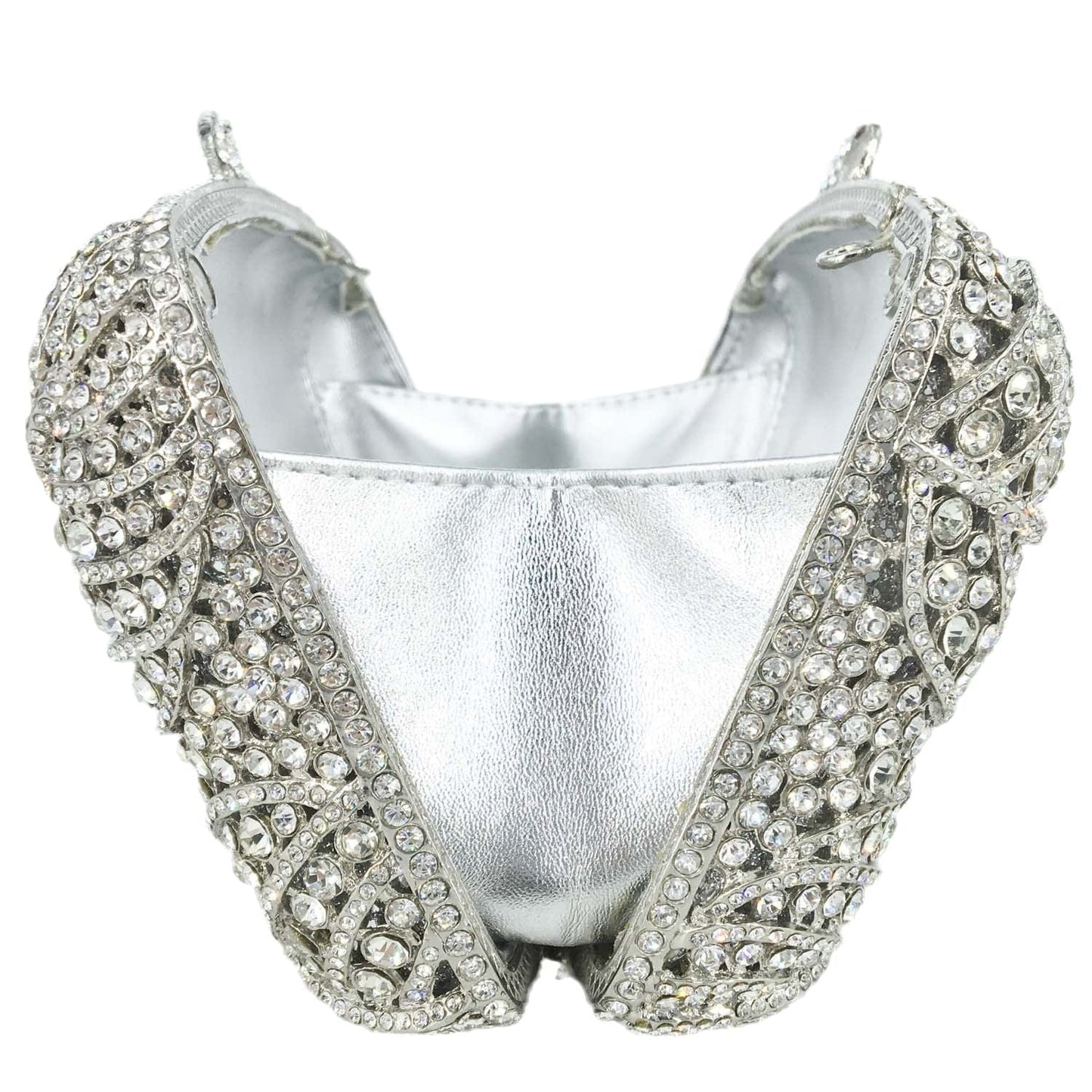 Factory Wholesales Crystal Rhinestone Clutch Bag for Formal Party Evening Handbag Jewel Box Minaudere Dress Purse