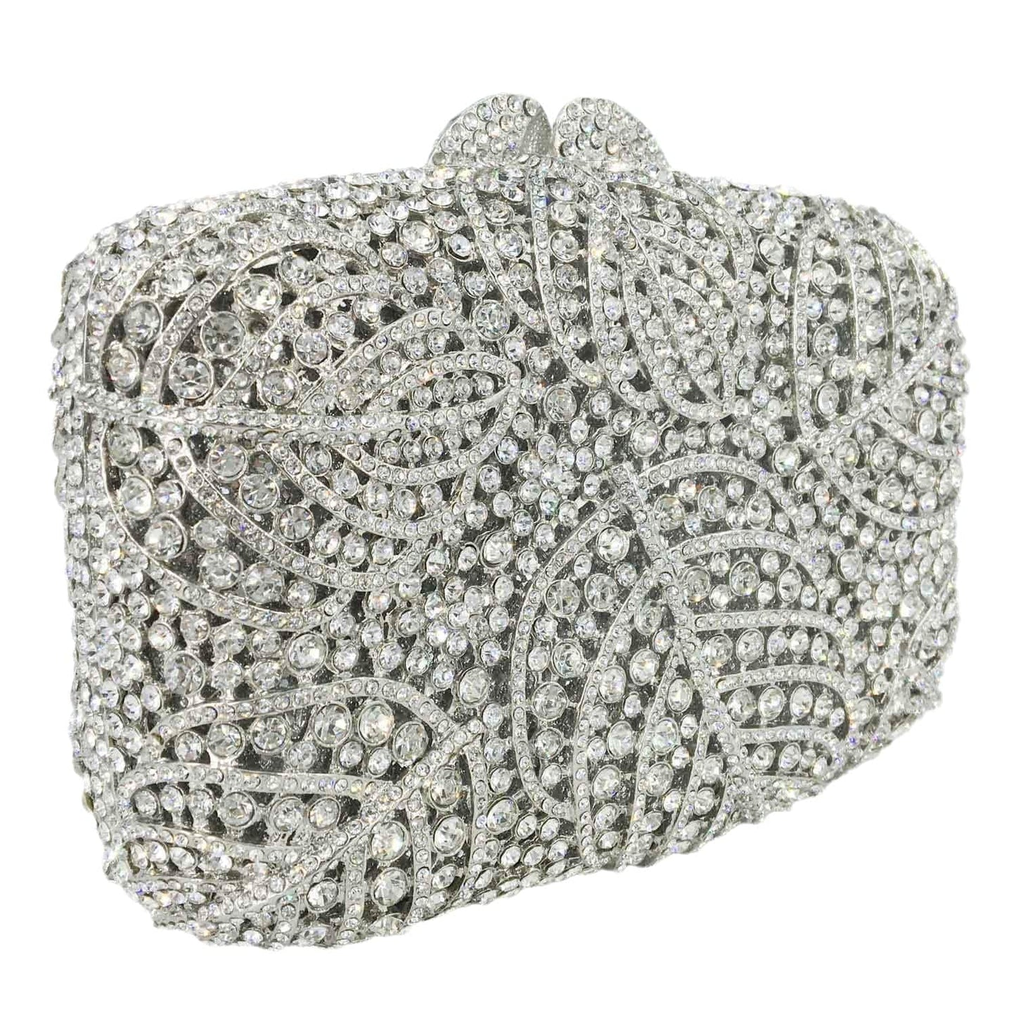 Factory Wholesales Crystal Rhinestone Clutch Bag for Formal Party Evening Handbag Jewel Box Minaudere Dress Purse