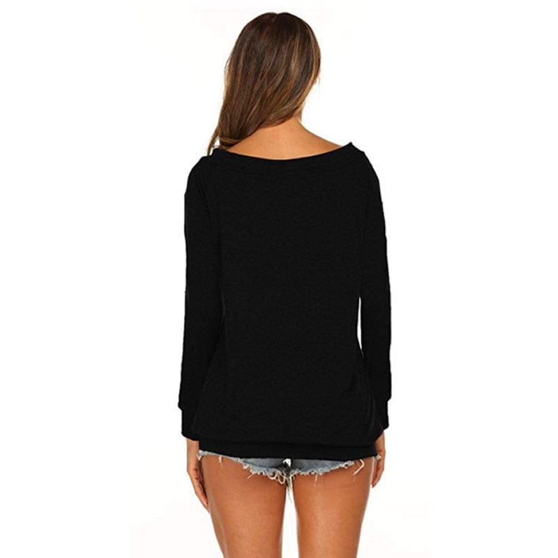 Faith Hope Love Custom Logo American Long Sleeve Loose Autumn Tees T shirt Women fall 2022 women clothes