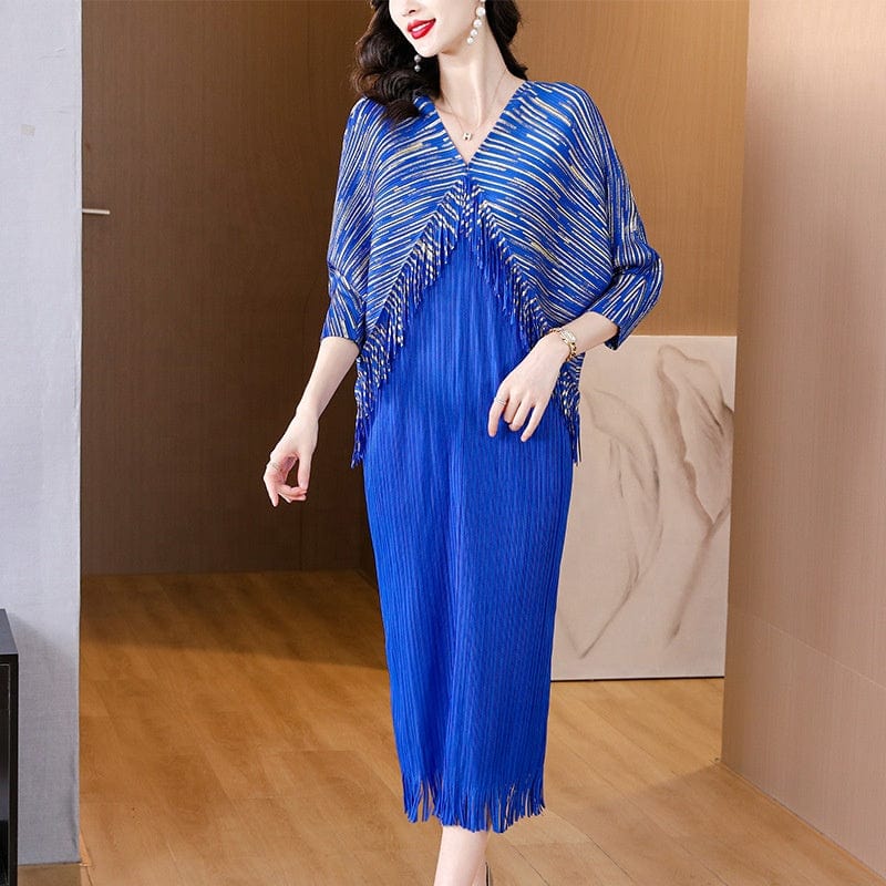 Fall Elegant Indian Pleated Ruffle Plus Size Engagement Birthday Dresses Women's Tiered Elegance Ladys Long Evening Dresses