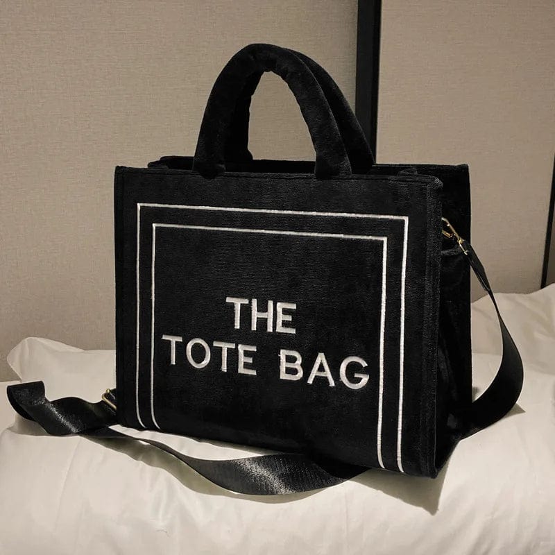 Fall Winter Designer Ladies Large Suede Casual Tote Bags Luxury Velvet Branded The Tote Bags 2022 Ins Fashion Shoulder Purses