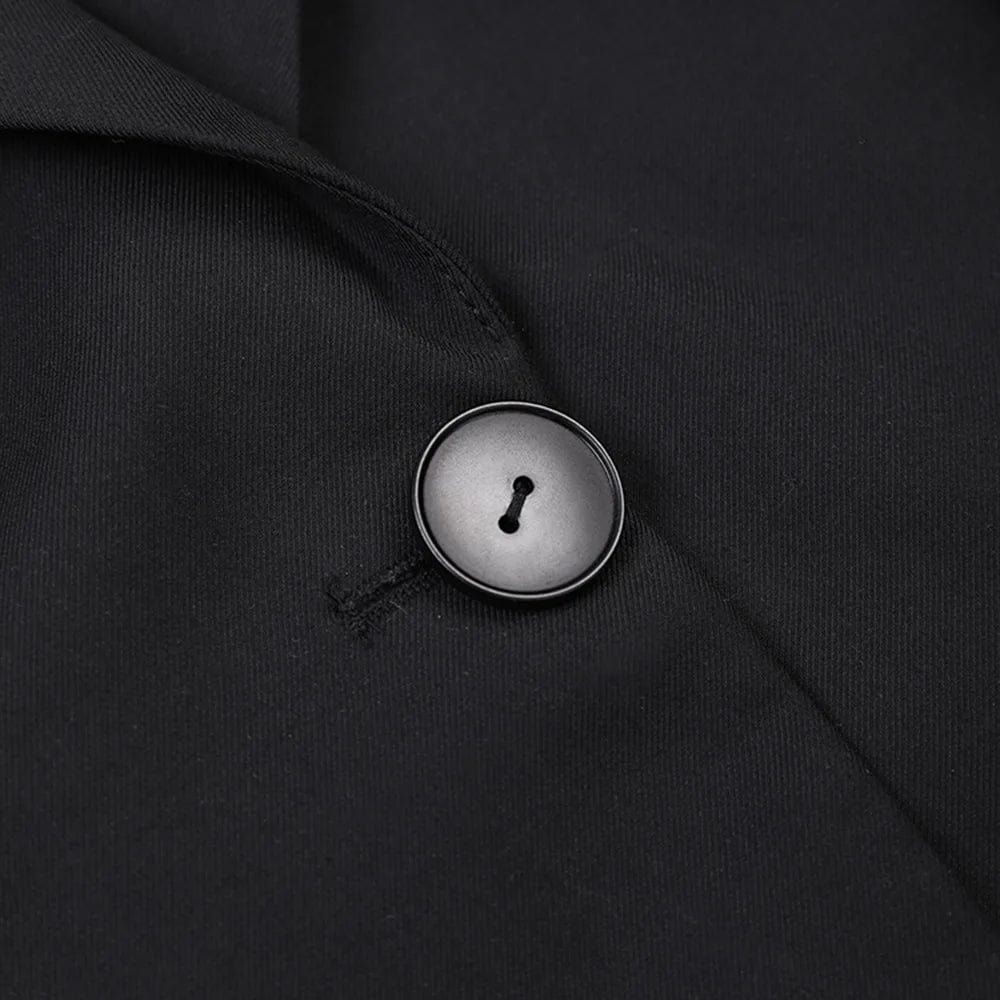 Fall Winter Unique Lady Patchwork Denim Trench Coat Belt Ladies Elegant Blazer Long Jacket For Women
