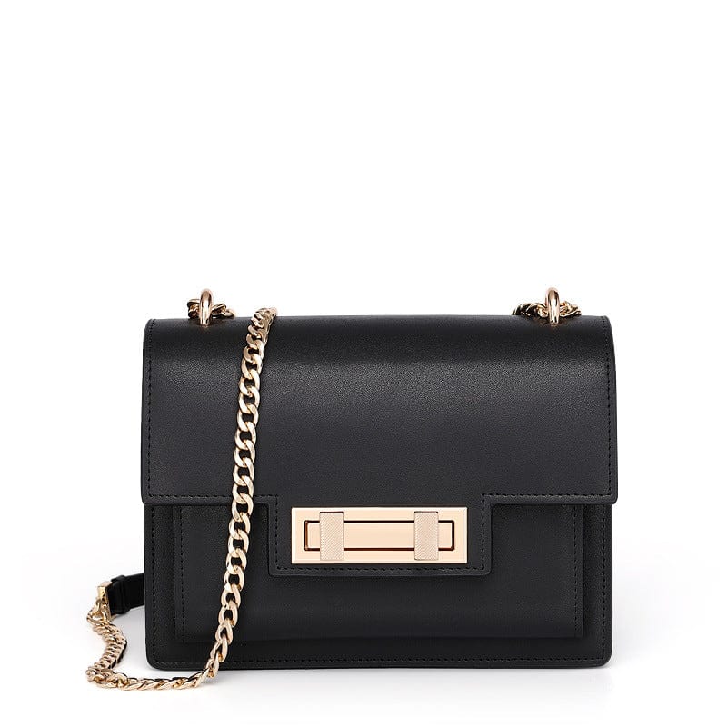 Fashion chain sling bags for women shoulder messenger small square bags for girls fashion genuine leather crossbody bag handbag