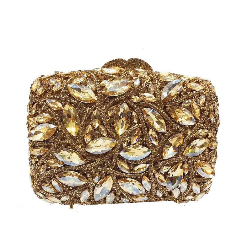 Fashion designer clutch purses with rhinestones women crystal clutch evening bags for prom wedding party
