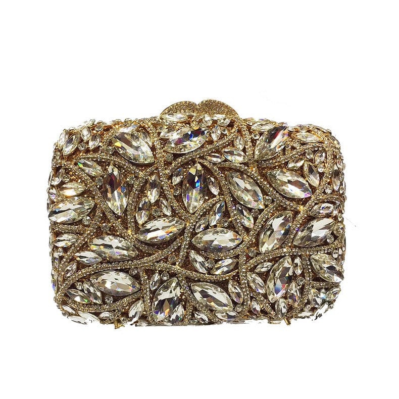Fashion designer clutch purses with rhinestones women crystal clutch evening bags for prom wedding party