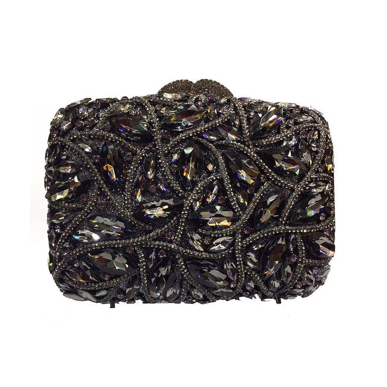 Fashion designer clutch purses with rhinestones women crystal clutch evening bags for prom wedding party