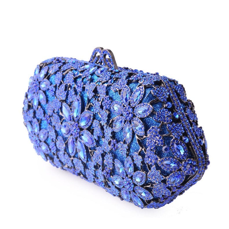 Fashion designer clutch purses with rhinestones women crystal clutch evening bags for prom wedding party