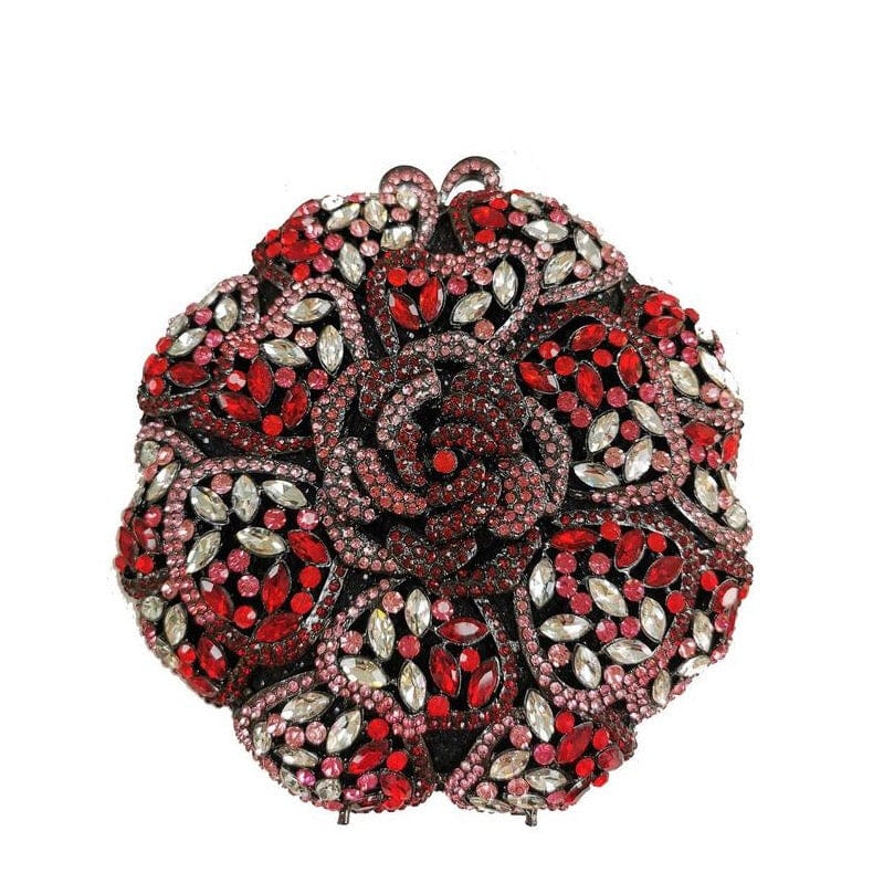 Fashion designer clutch purses with rhinestones women crystal clutch evening bags for prom wedding party