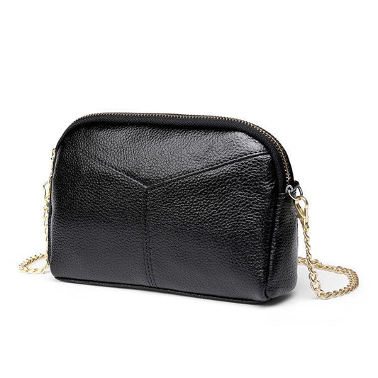 fashion genuine leather bag chain shoulder bag mini messenger woman crossbody bag for girls