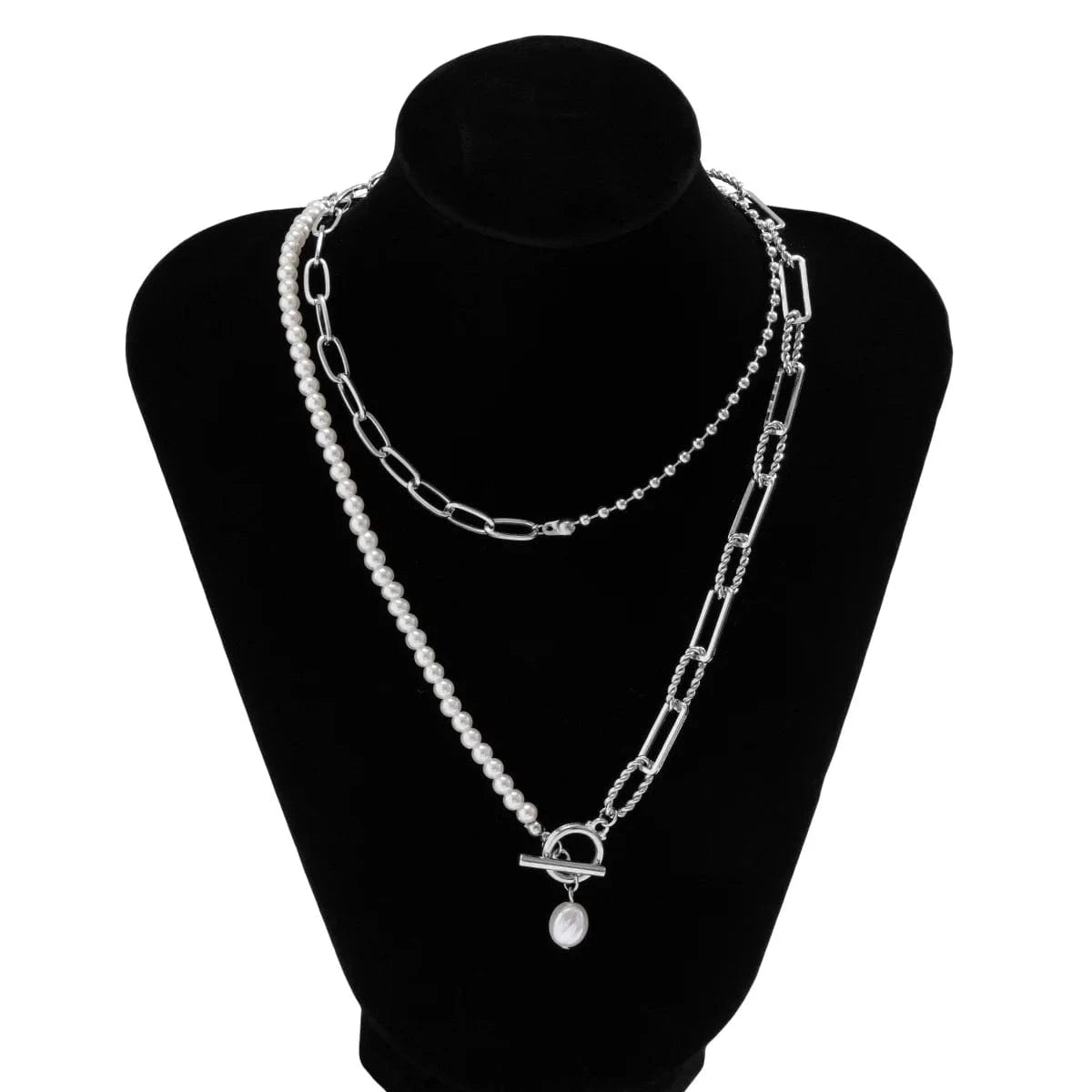 Fashion jewelry necklaces gold pendants chain Pearl necklace for women best friend necklaces