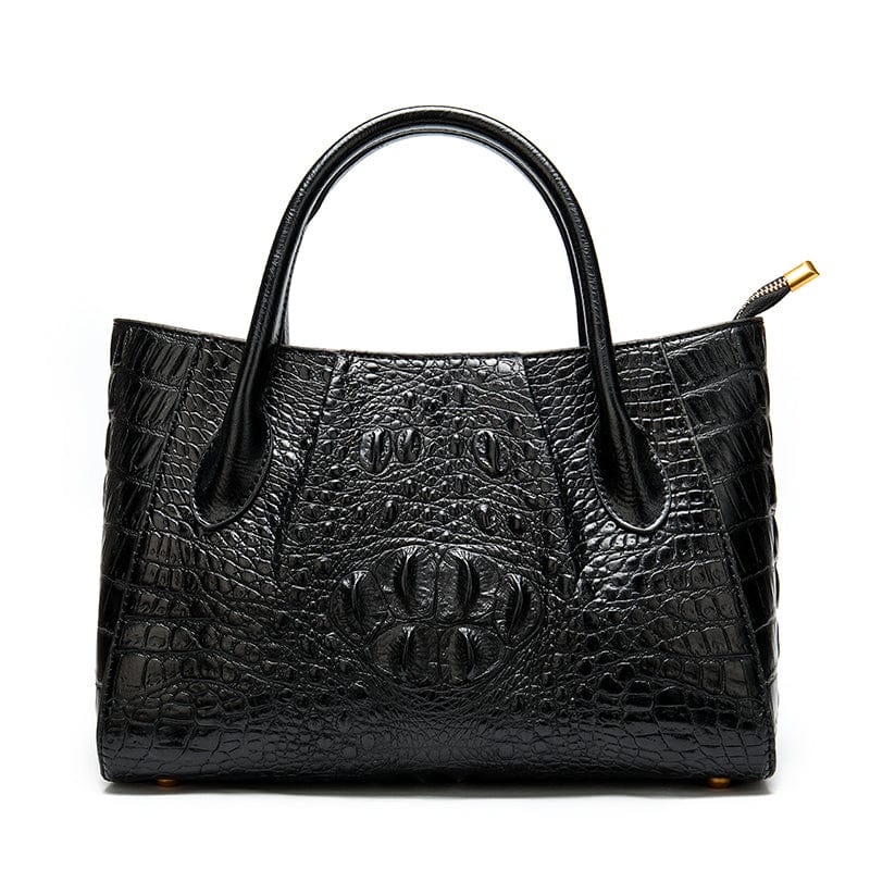 Fashion Ladies Crocodile Pattern Genuine Leather Vintage Handbag Large Capacity Women Shoulder Bag Wholesale Shopping Luxury Bag
