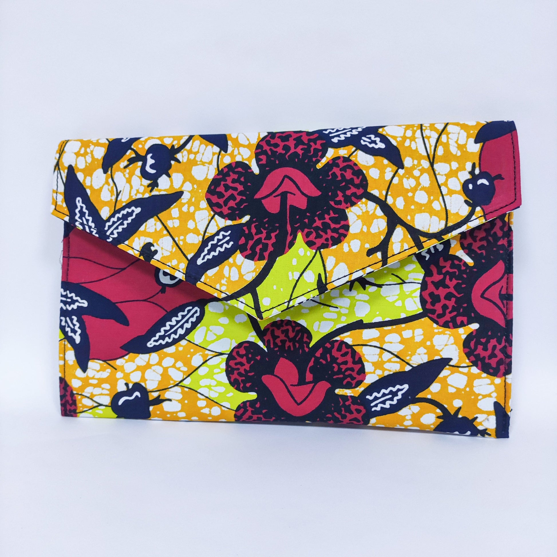 Fashion Lady HandBag Kente Pattern Purse And HandbagsAnkara African Print Envelop Bag