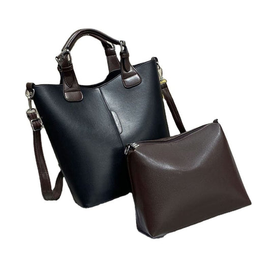 Fashion Large Capacity Bucket Bag One Shoulder Crossbody Factory wholesale pu ladies handbag