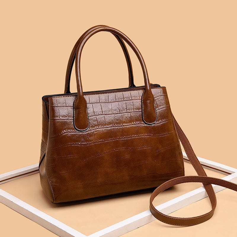 Fashion luxury handbag European and American style alligator handbag real leather messenger bags women handbags shoulder bag