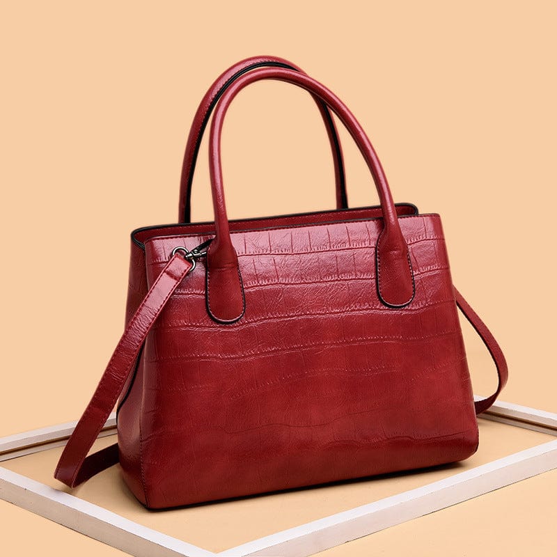 Fashion luxury handbag European and American style alligator handbag real leather messenger bags women handbags shoulder bag