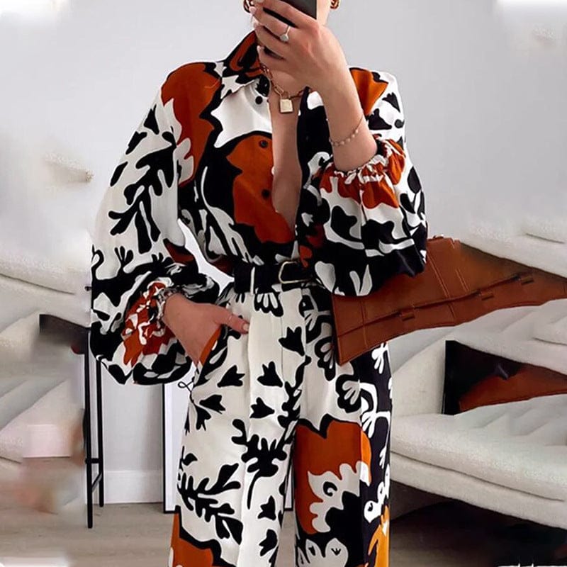 Fashion Sexy Backless Wide Leg Jumpsuit Women Bohemian Floral Printing Elastic Waist Summer New Sleeveless 2023 Women's Clothing