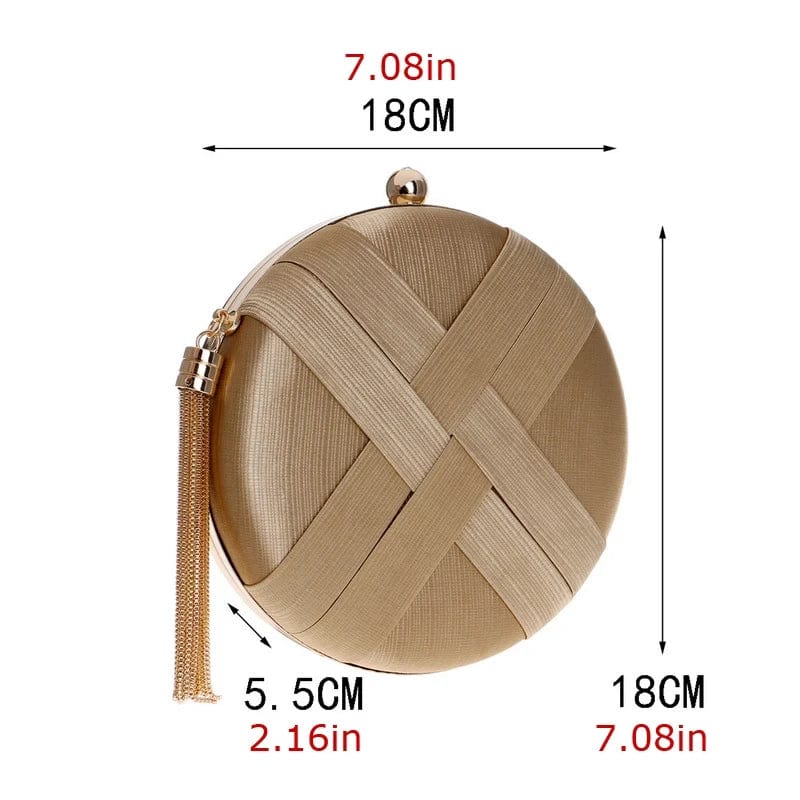 Fashion Tassel Evening Purse Wedding Party Handbags Chain Shoulder Lady Luxury Clutch Bag Evening Bags