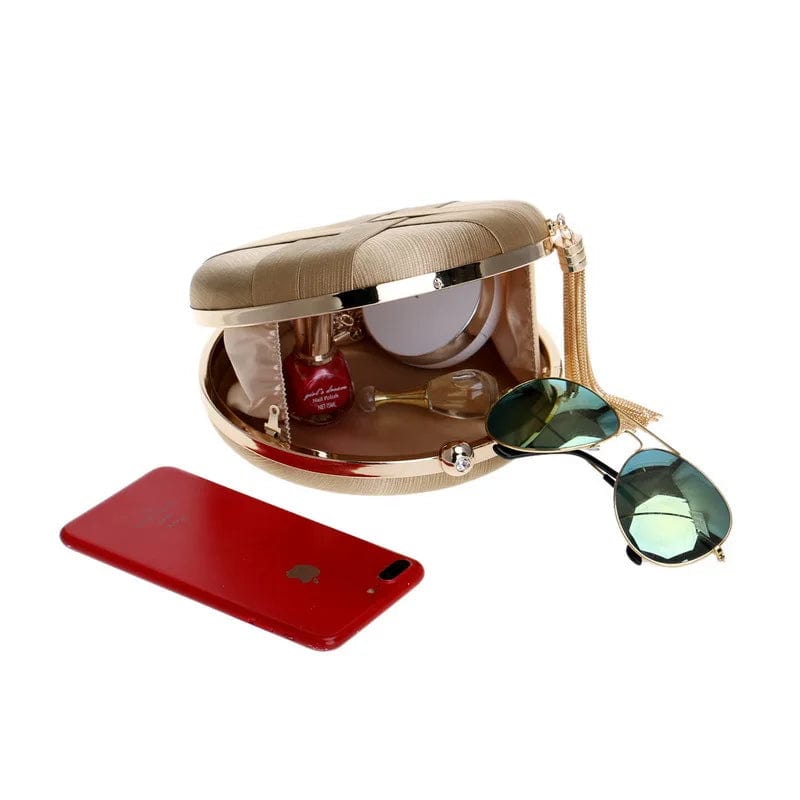 Fashion Tassel Evening Purse Wedding Party Handbags Chain Shoulder Lady Luxury Clutch Bag Evening Bags