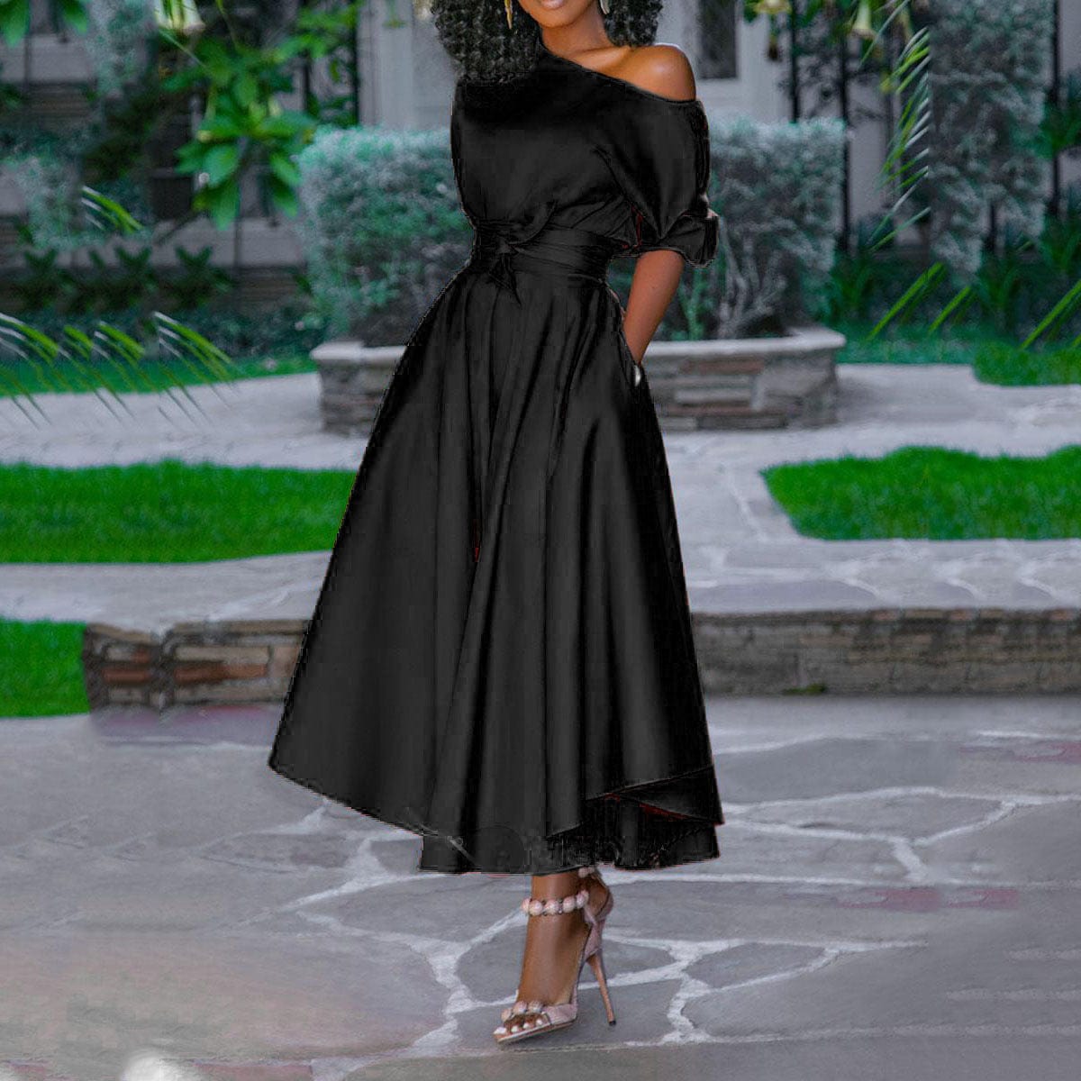 fashion wholesale Sleeve ladies dress for women clothing custom logo casual dresses women