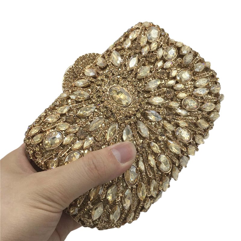 Fashion Women Crystal Evening Purses and Handbags Luxury Rhinestone Wedding Handbags Minaudiere Bag Bolsas De Mujer