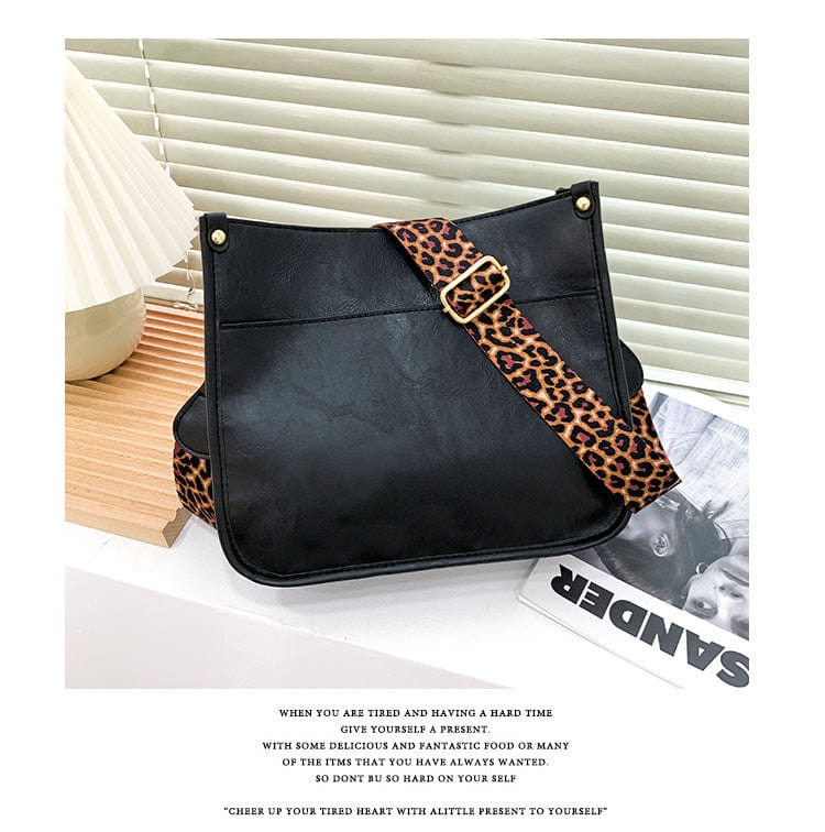 Fashion Women Handbags Shoulder Purse PU Leopard Tote Set  Strap Bag Ahdorned Vegan Leather Messenger Bag Drop Shipping