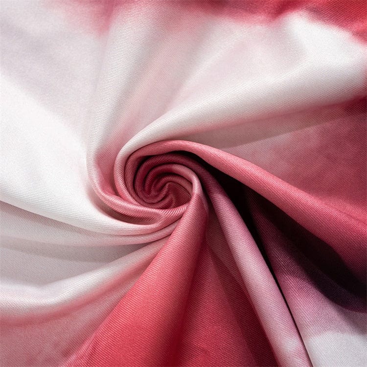 Fashion Women Tie Dye Print O Neck Short Sleeves Crop Top T Shirt Sexy Slim Cyber Casual Club Tee Shirts