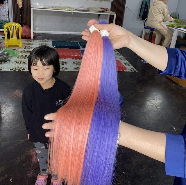 Fast Delivery Factory wholesale dyed color human hair bundles, brazilian colored human hair extensions in stock