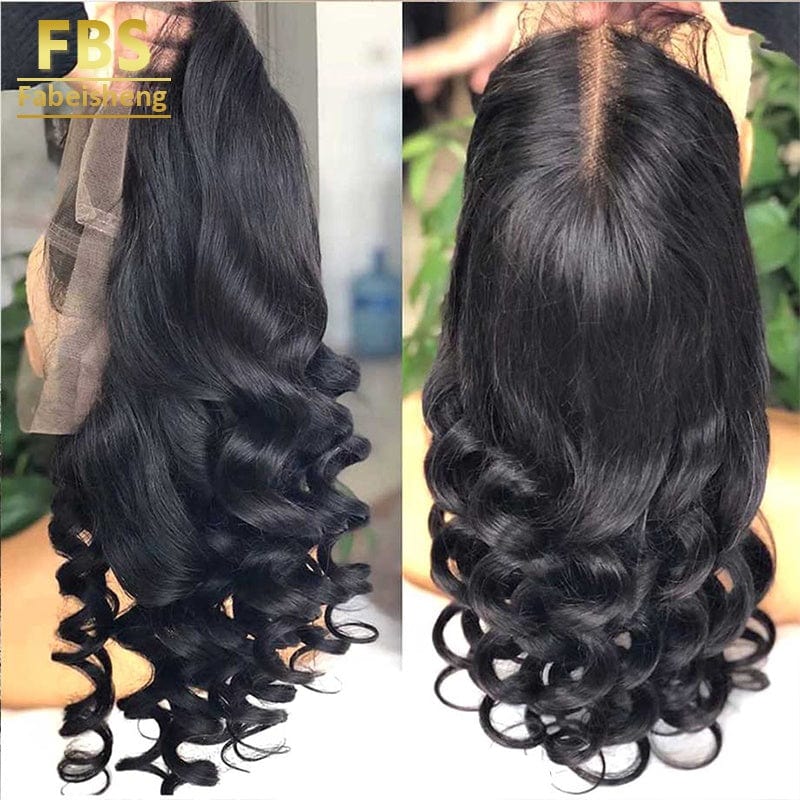FBS Double Drawn Virgin Hair Bulk for Raw Remy Cuticle Aligned Hair with 100% Human Hair in 13*6 Lace Front Wig Woman